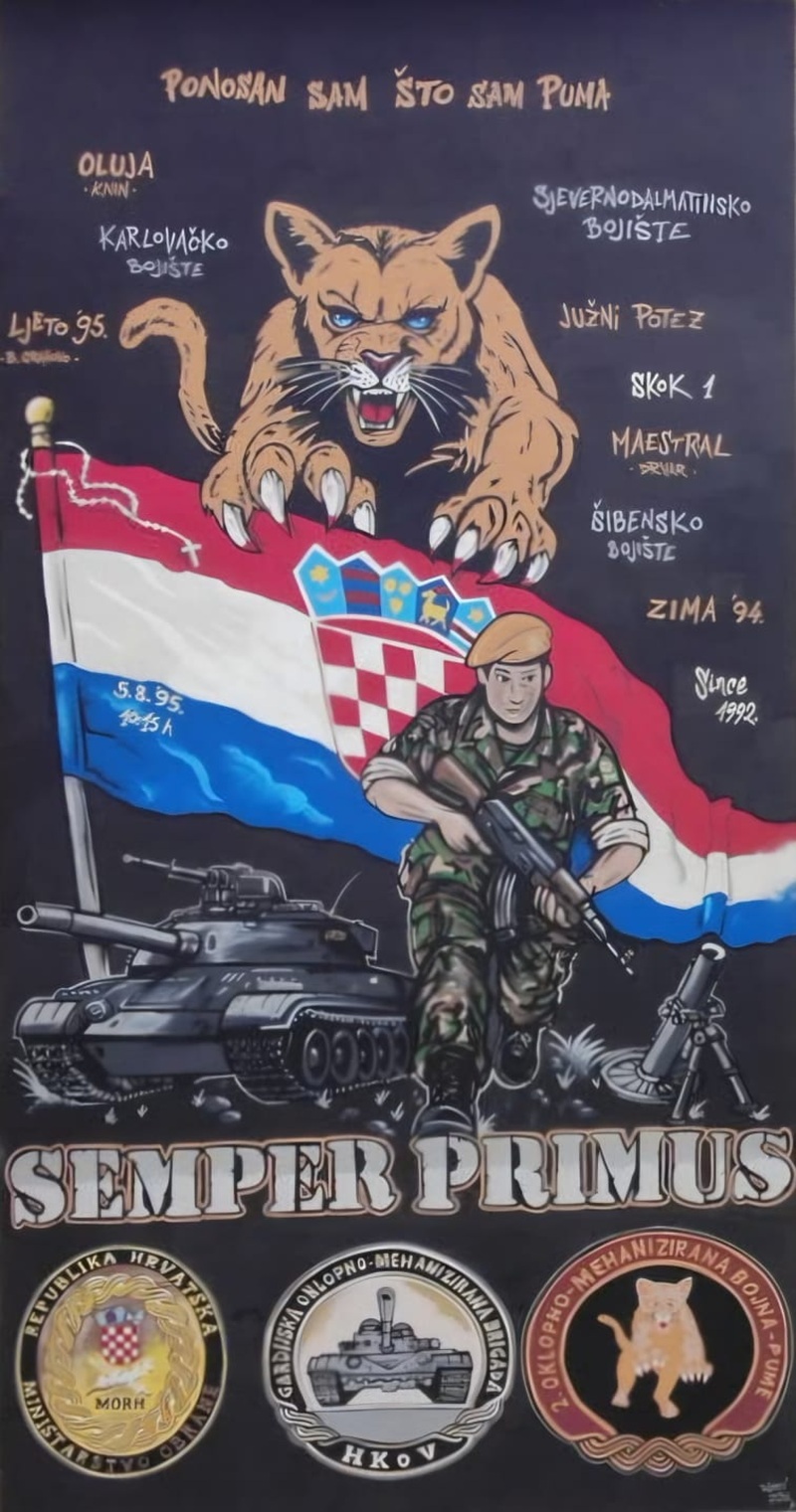 OSLIKAN I PREDSTAVLJEN MURAL U VOJARNI 7. GARDIJSKE BRIGADE „PUMA“ U VARAŽDINU