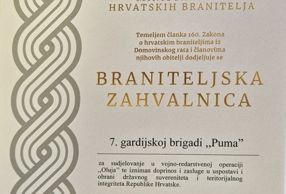 Obilježen Dan pobjede i domovinske zahvalnosti, Dan hrvatskih branitelja i 30. obljetnica vojno-redarstvene operacije „Oluja“ 
